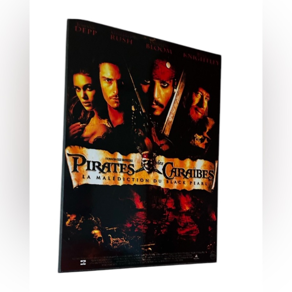 Johnny Depp, Pirates of the Caribbean wall hanging plaque made out of wood